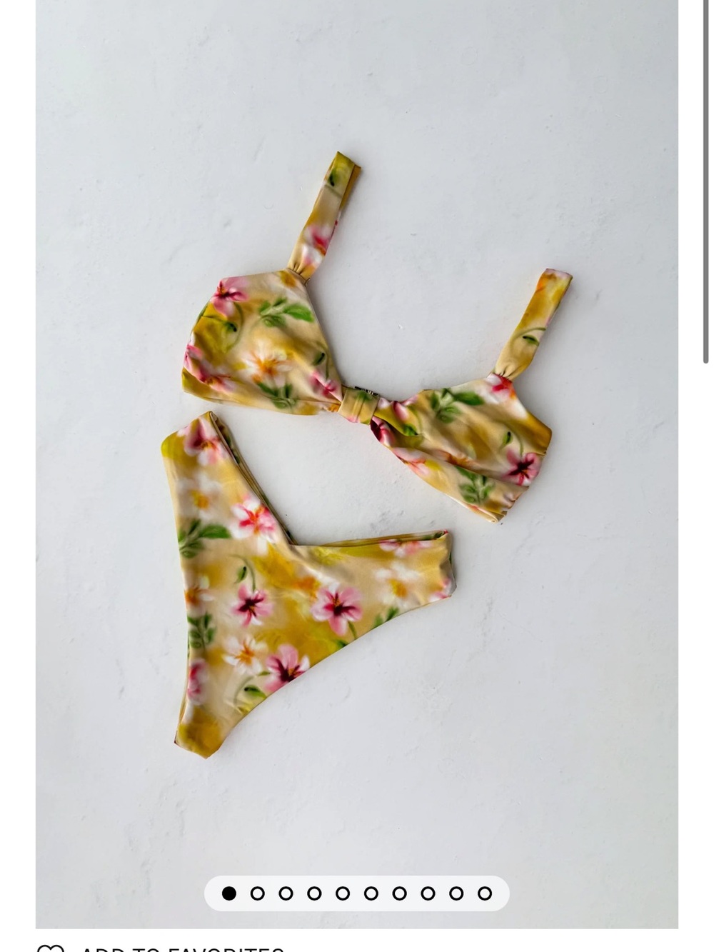 Skatie Plumeria Glossy Bikini Set